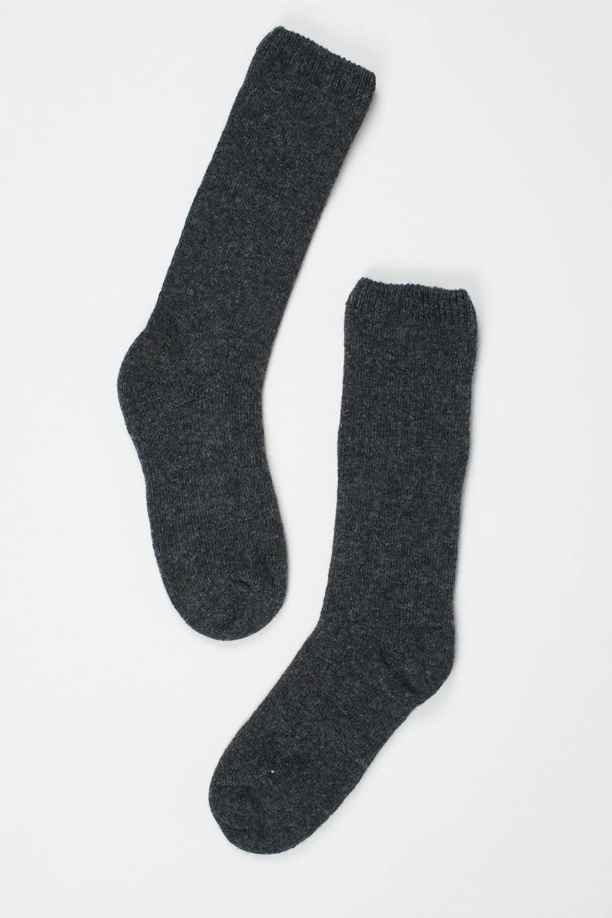Solid Crew Socks in Charcoal sold by Jamie Haller product image thumbnail 2