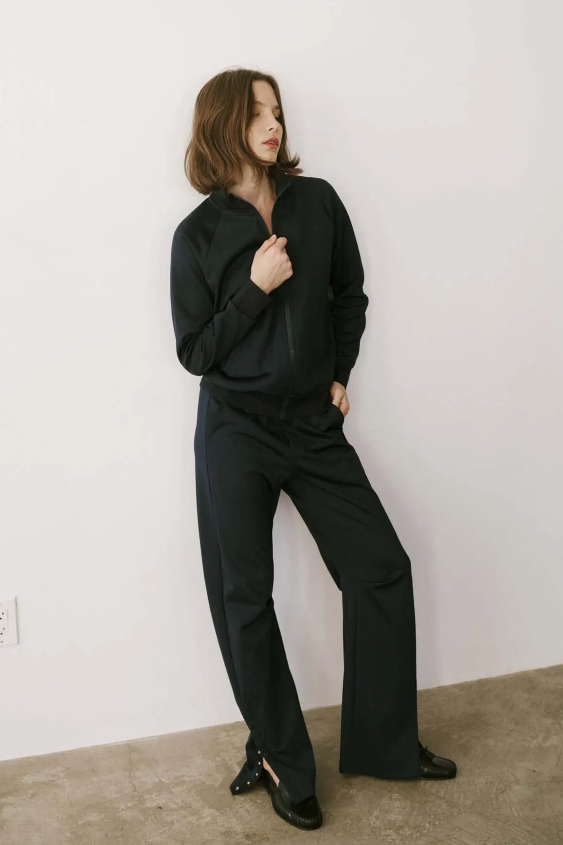 The Track Snap Pant in Deep Navy sold by Jamie Haller product image thumbnail 2