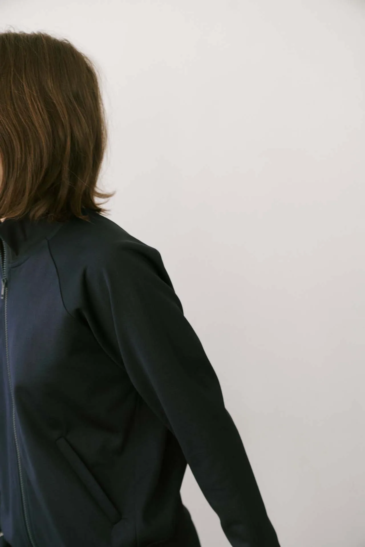The Track Jacket in Deep Navy sold by Jamie Haller product image thumbnail 5