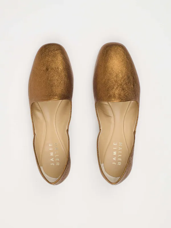 The Khussa Slipper in Bronze sold by Jamie Haller