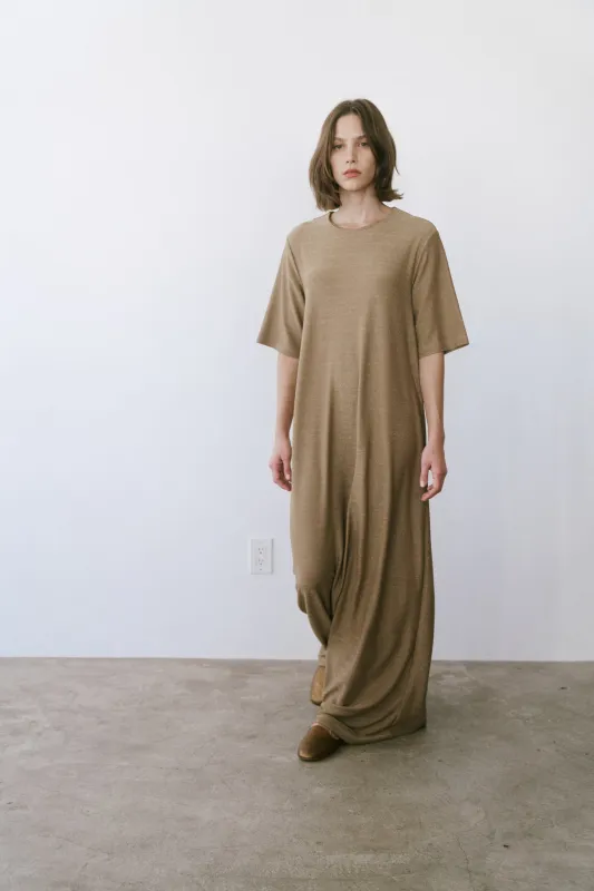 The Goddess Dress in Gold Lame made by Jamie Haller