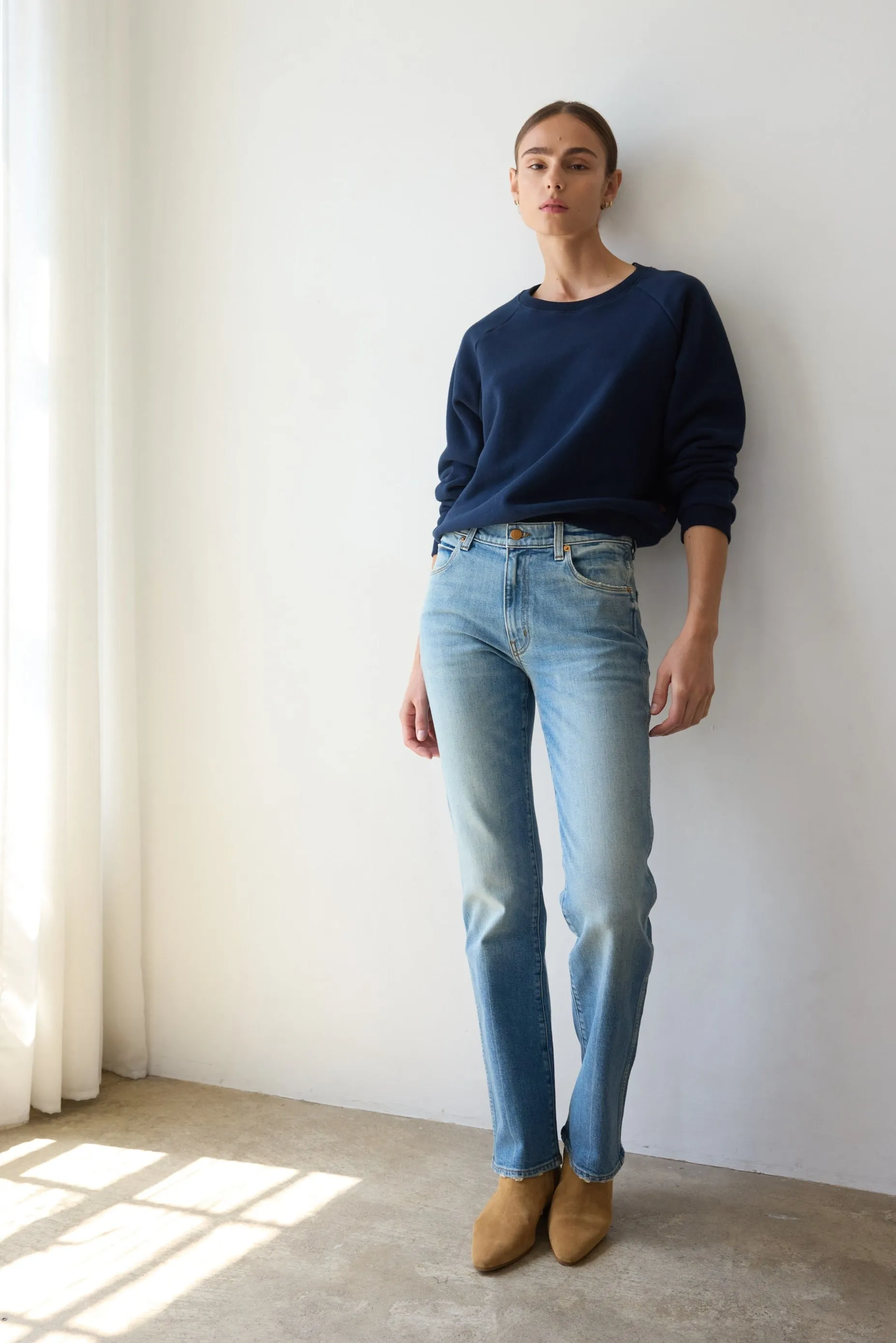 The Freddie Jean in Worn Indigo sold by Jamie Haller product image thumbnail 4