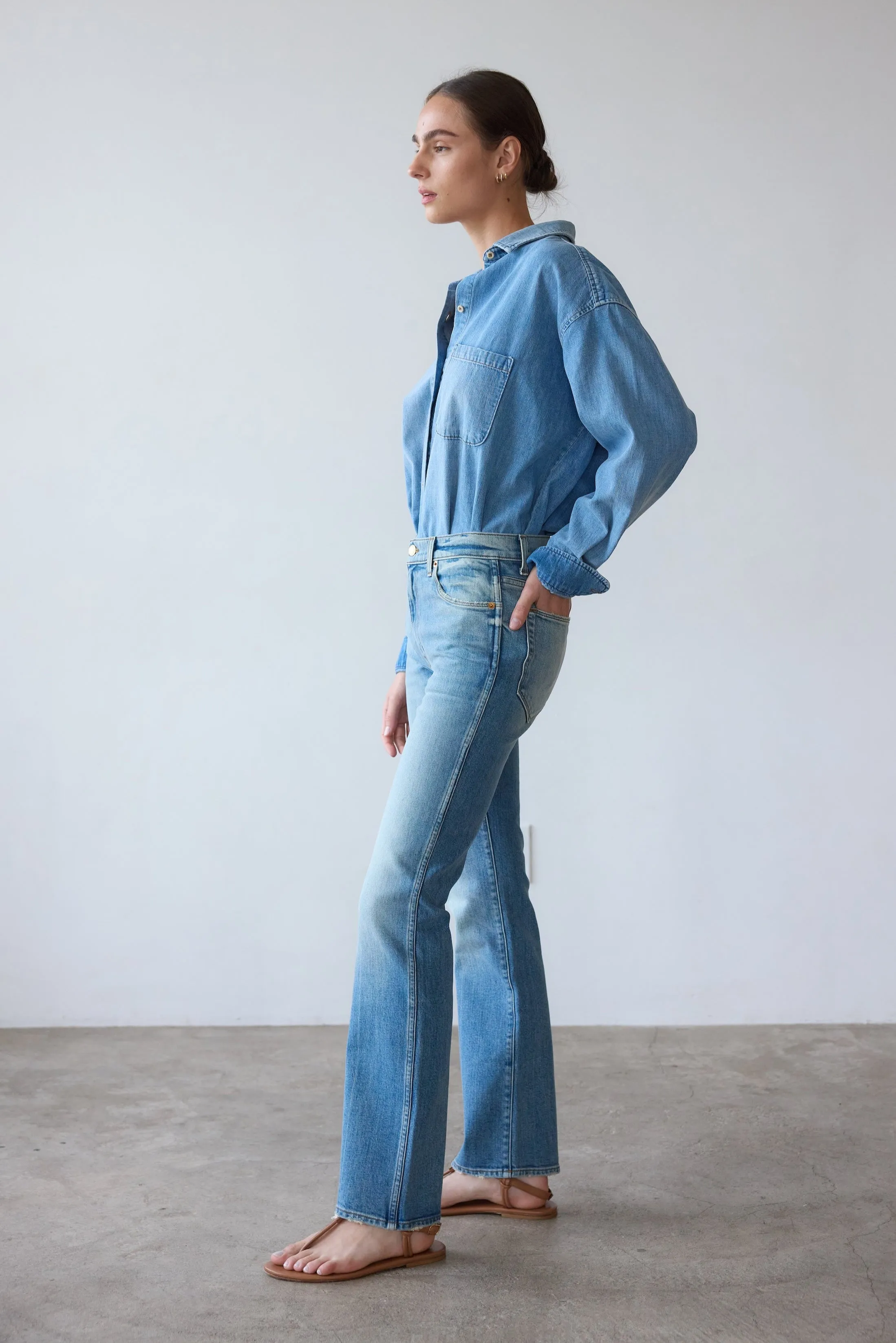 The Freddie Jean in Worn Indigo sold by Jamie Haller product image thumbnail 5