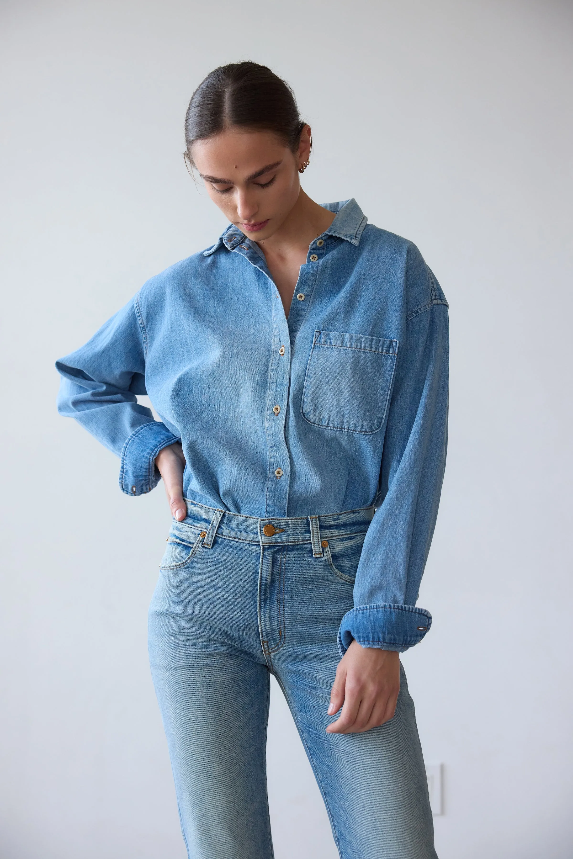 The Freddie Jean in Worn Indigo sold by Jamie Haller product image thumbnail 3