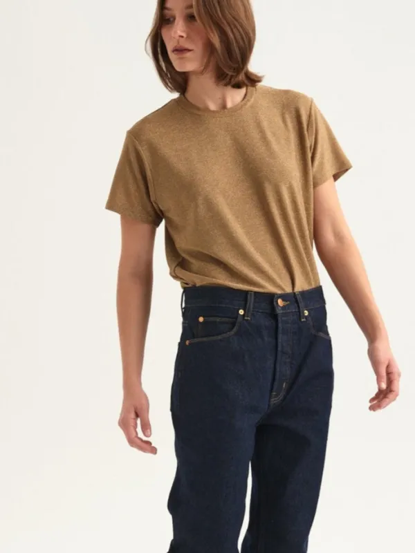 The Chameleon Tee in Gold Lame made by Jamie Haller
