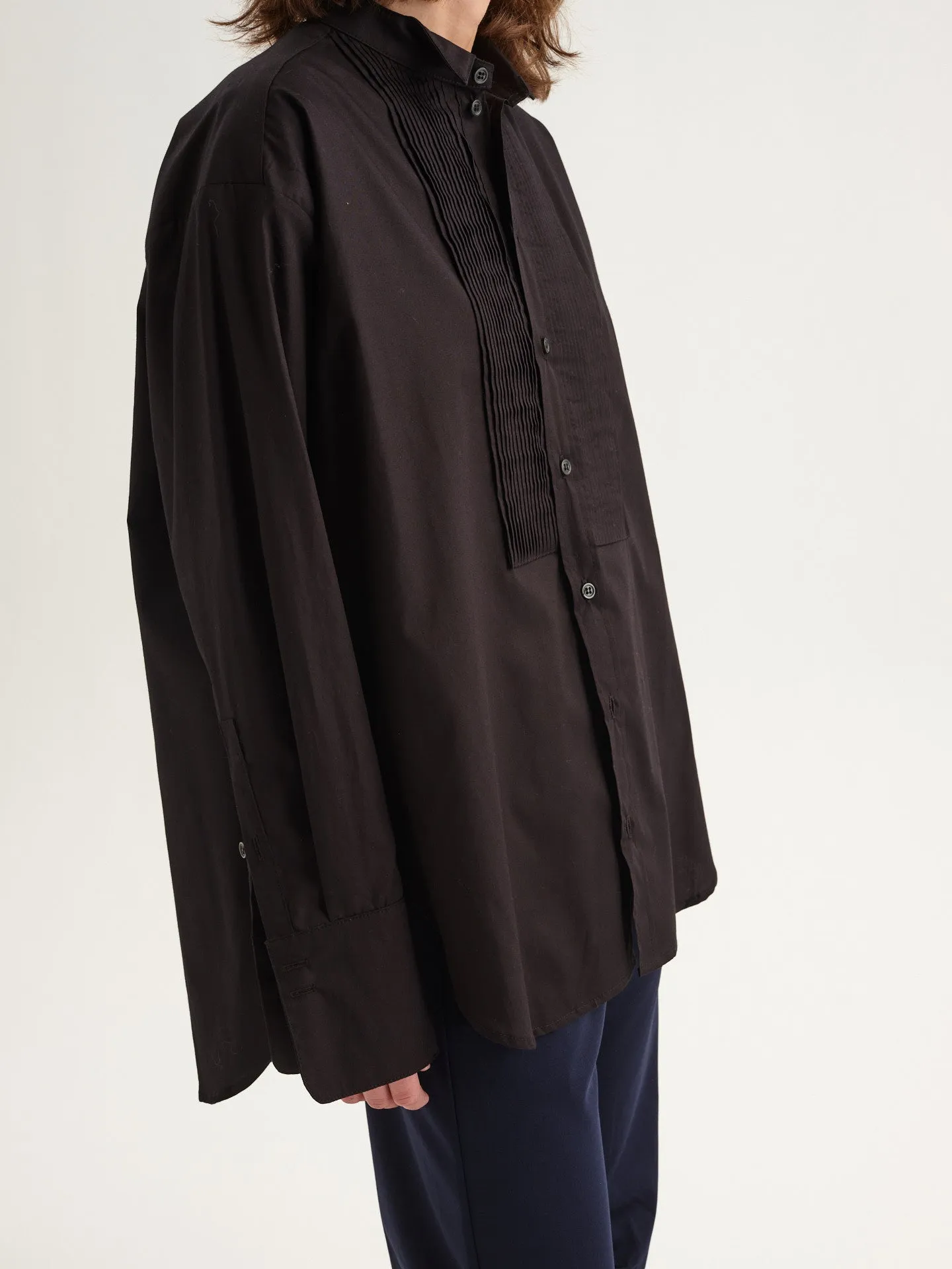 The Tuck Shirt in Black sold by Jamie Haller product image thumbnail 3