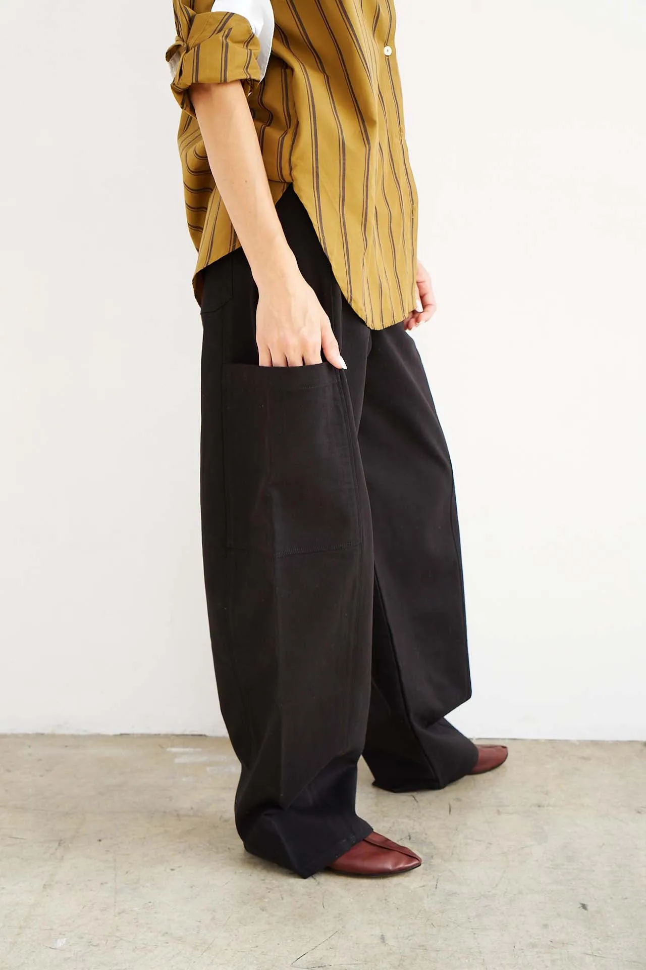 The Baggy Painter Twill in Black sold by Jamie Haller product image thumbnail 2