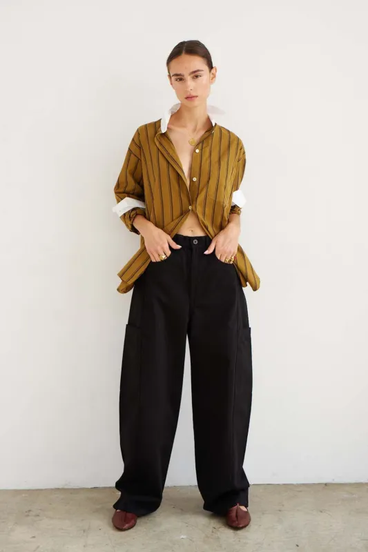 The Baggy Painter Twill in Black sold by Jamie Haller