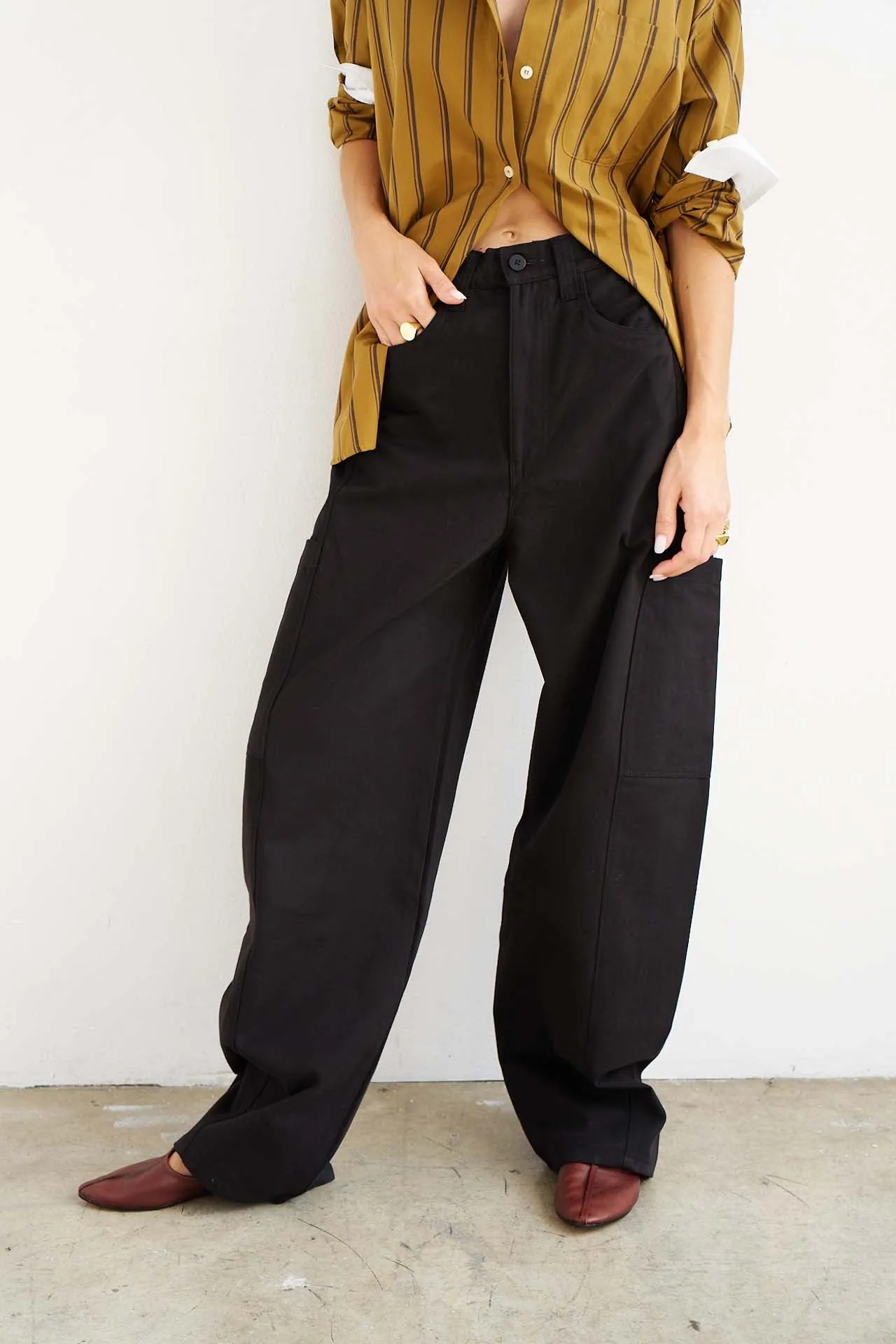 The Baggy Painter Twill in Black sold by Jamie Haller product image thumbnail 5