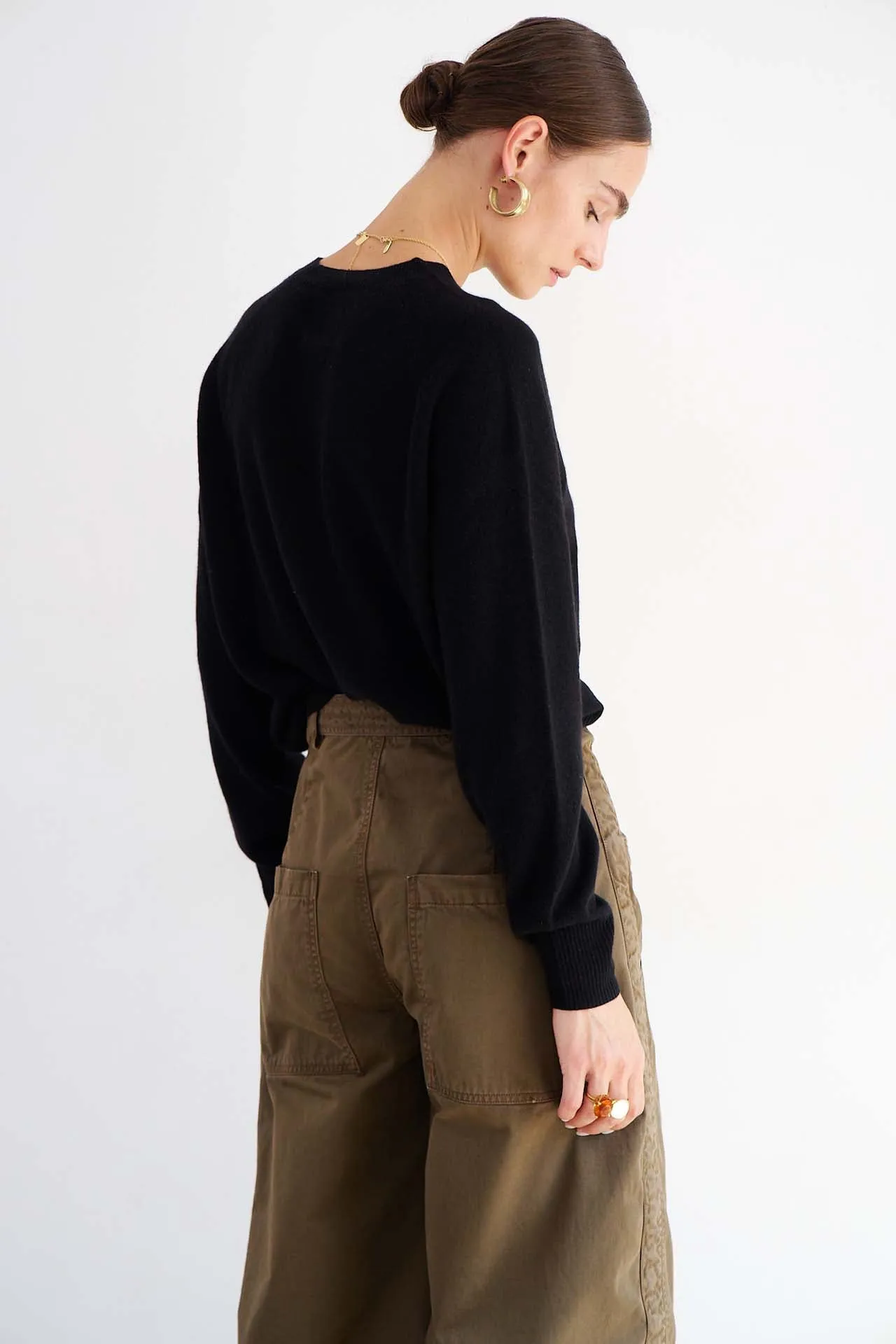 The Cashmere Crew in Black sold by Jamie Haller product image thumbnail 3