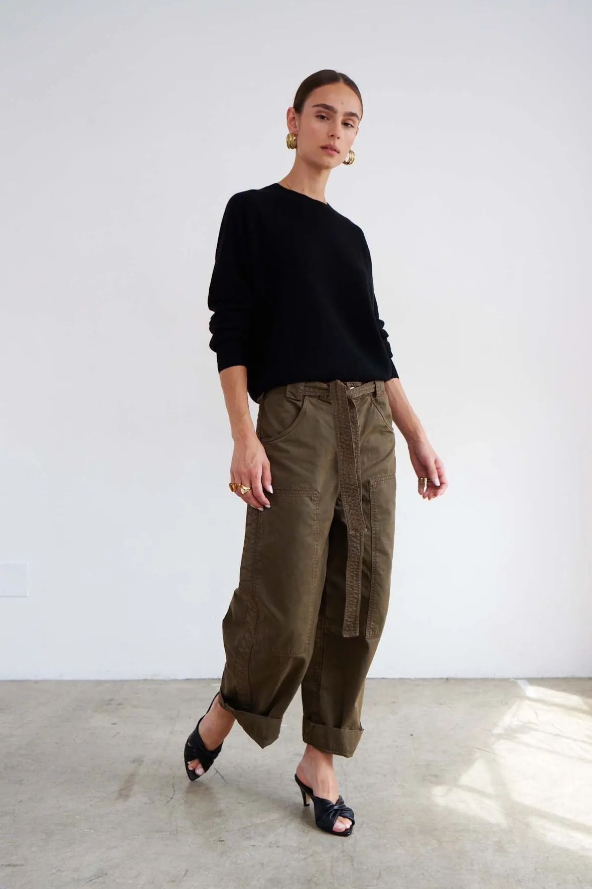 The Cashmere Crew in Black sold by Jamie Haller product image thumbnail 4