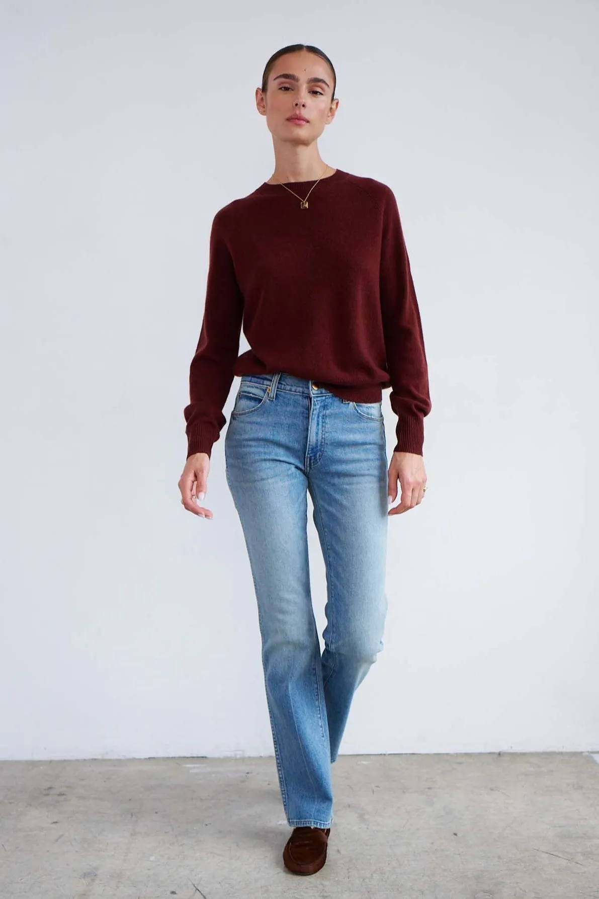 The Cashmere Crew in Raisin sold by Jamie Haller product image thumbnail 3