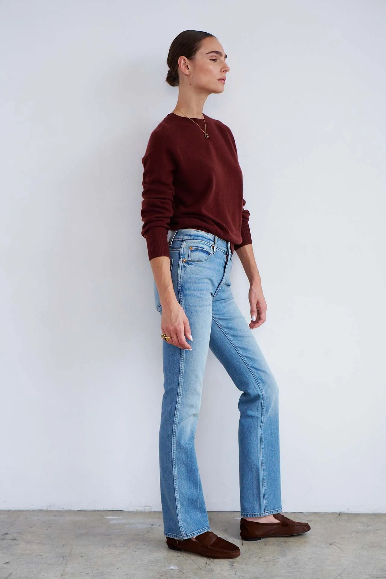 The Cashmere Crew in Raisin sold by Jamie Haller product image thumbnail 5