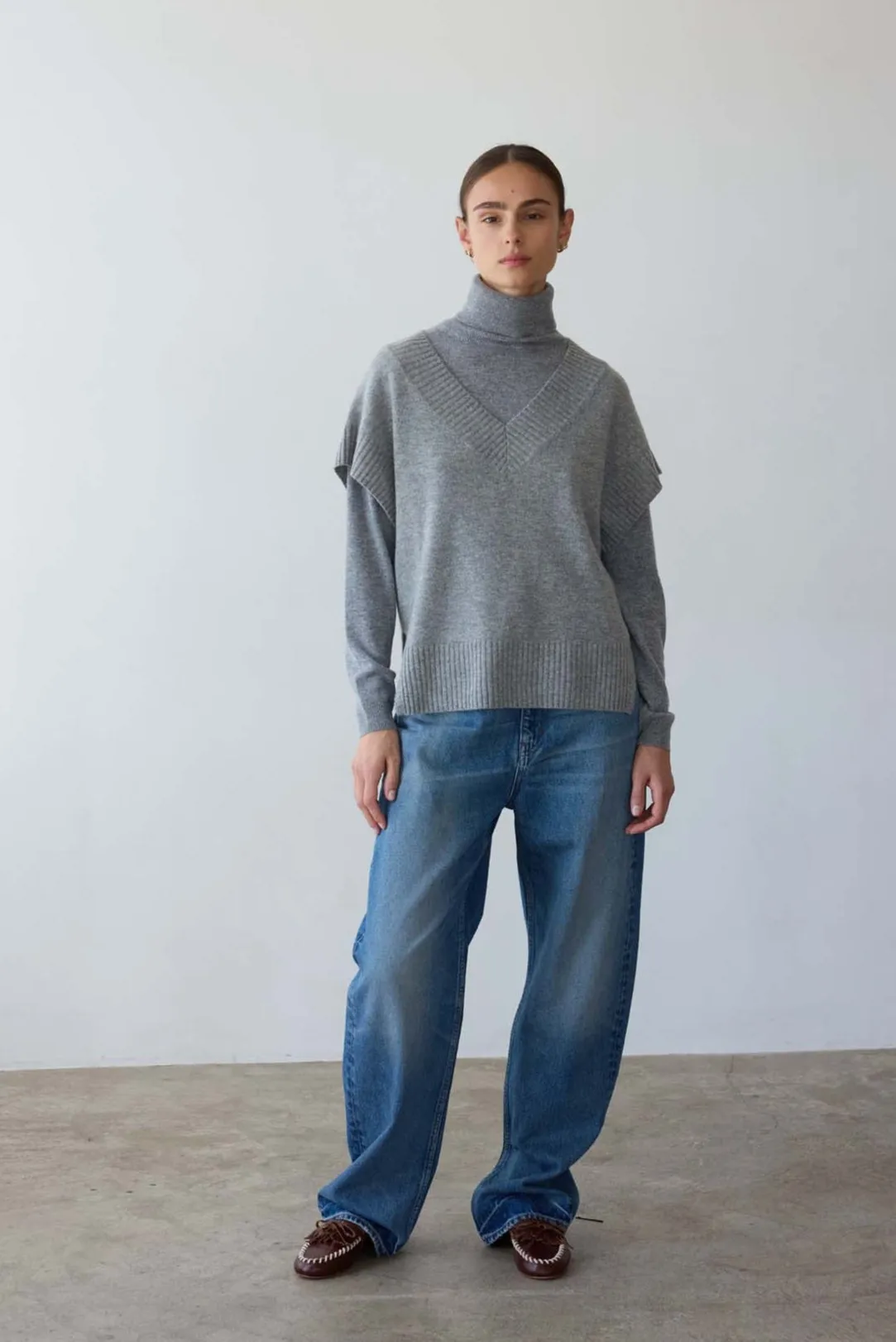 The Sweater Vest in Heather sold by Jamie Haller product image thumbnail 2