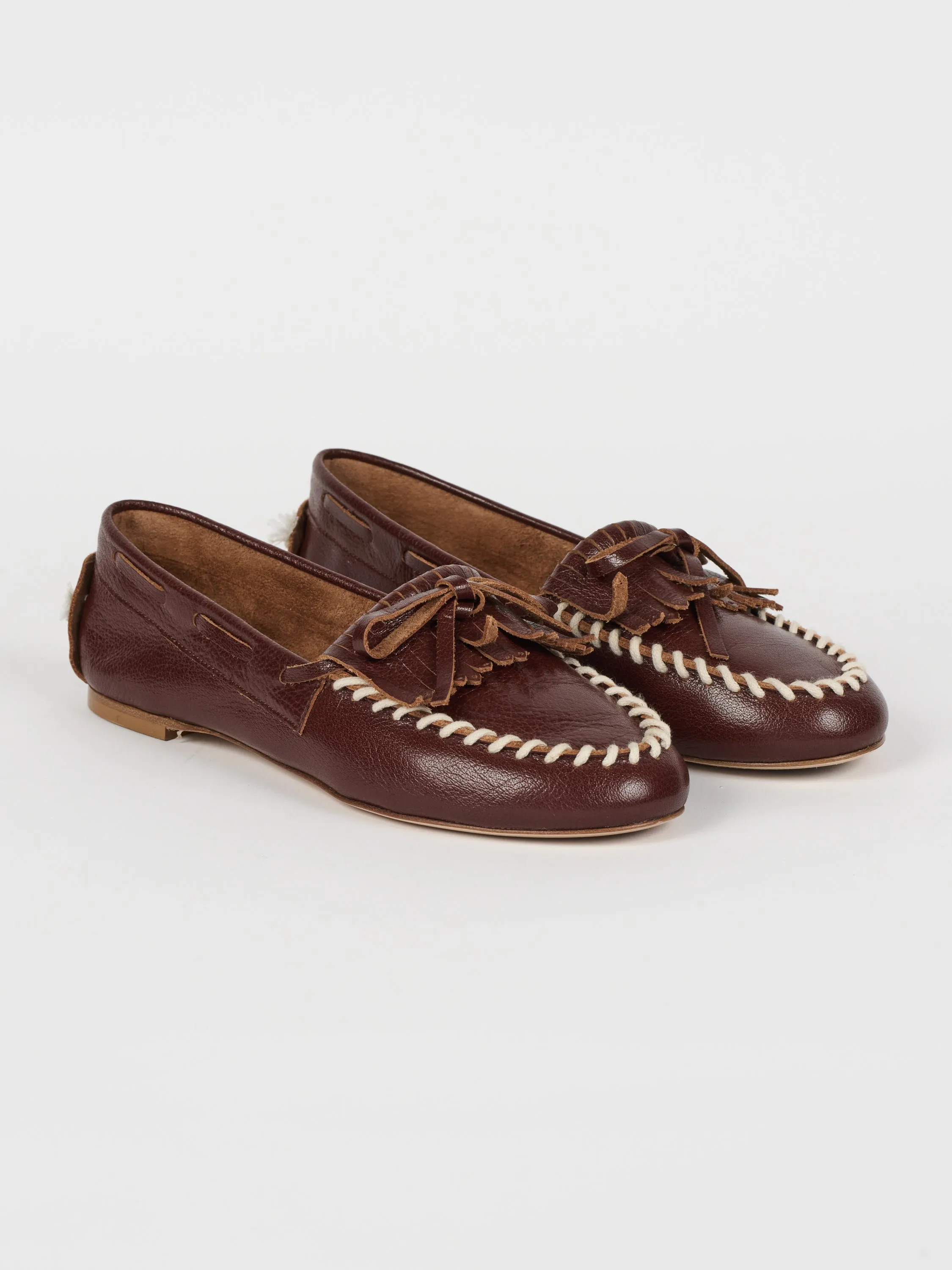 The Camp Loafer in Bright Burgundy sold by Jamie Haller product image thumbnail 2