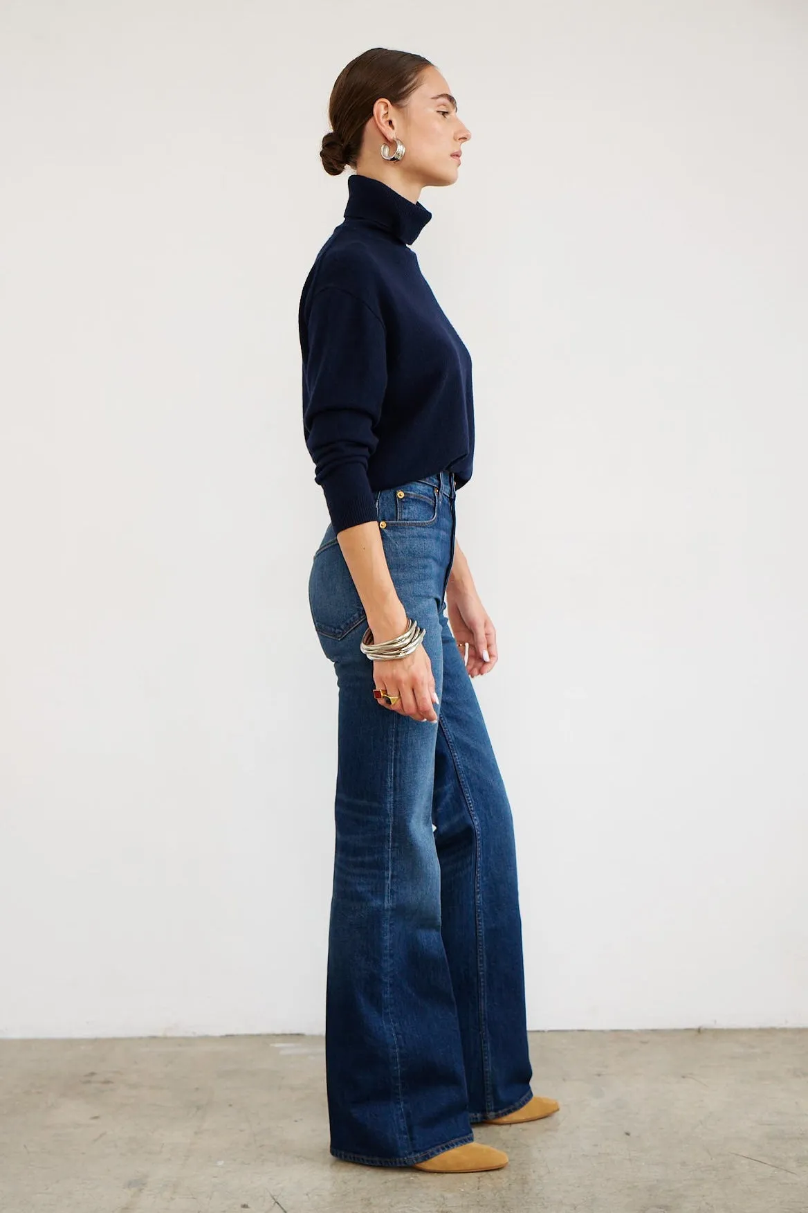 The Crease Jean in Distressed Dark sold by Jamie Haller product image thumbnail 3