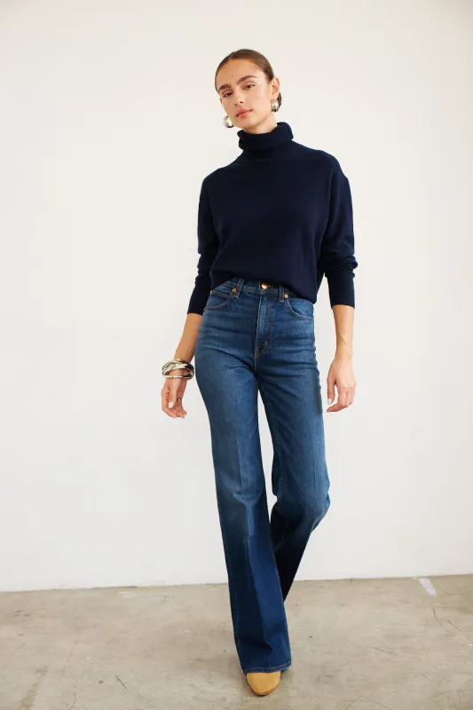 The Crease Jean in Distressed Dark made by Jamie Haller