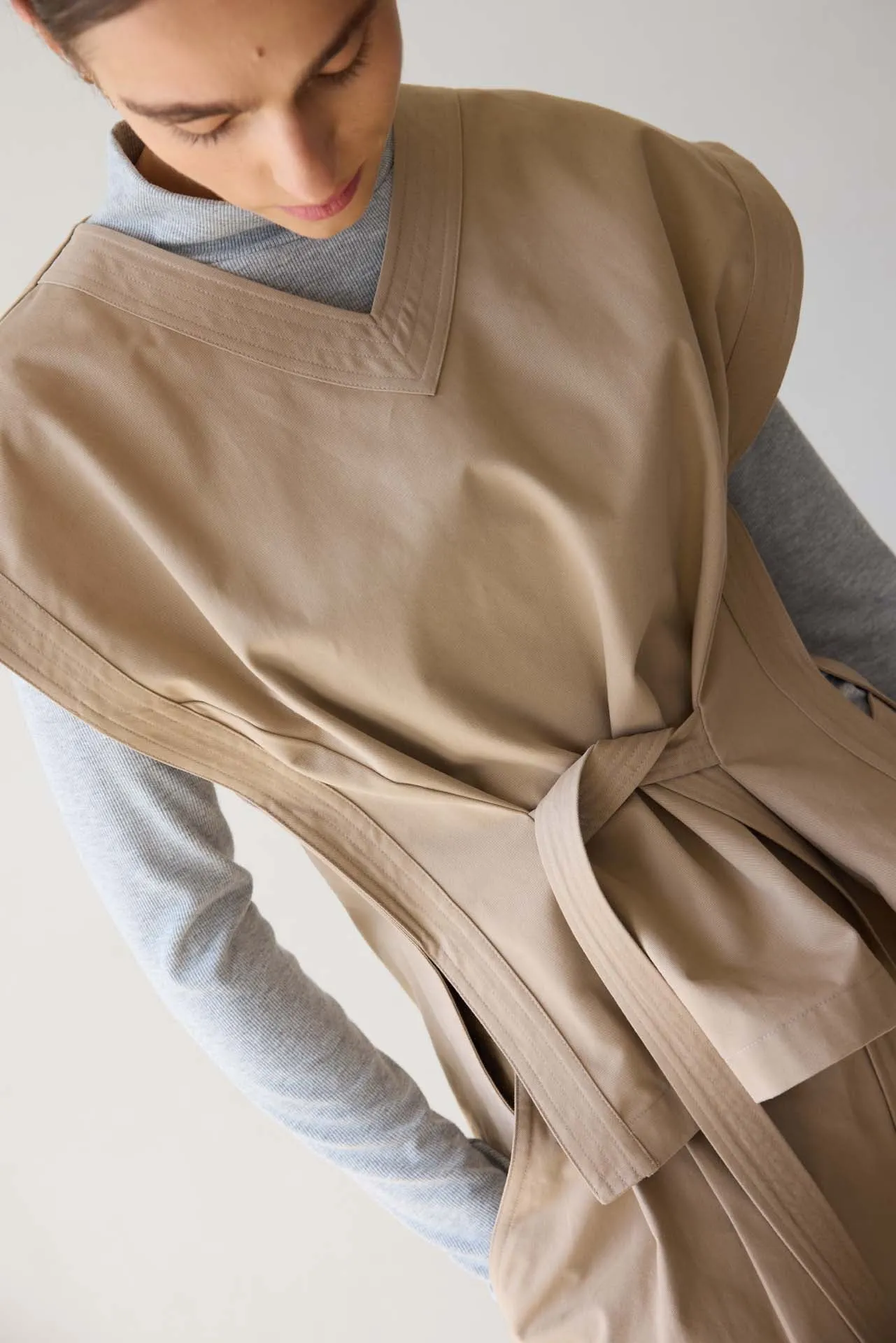 The Smock in Tan sold by Jamie Haller