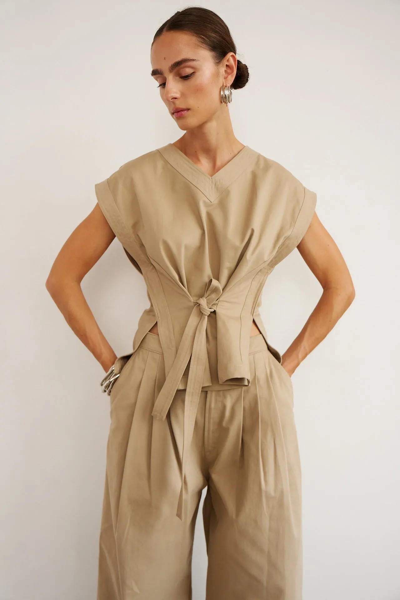 The Smock in Tan sold by Jamie Haller product image thumbnail 2