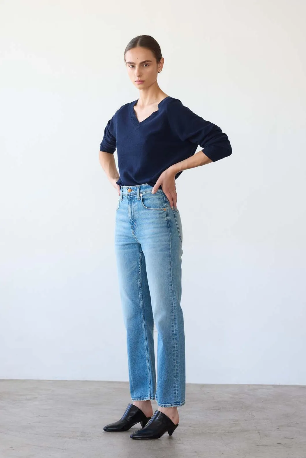 The Kenickie in Worn Indigo sold by Jamie Haller product image thumbnail 3