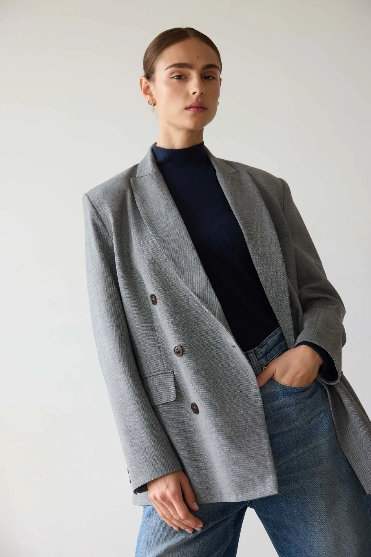 The DB Blazer in Pepper sold by Jamie Haller