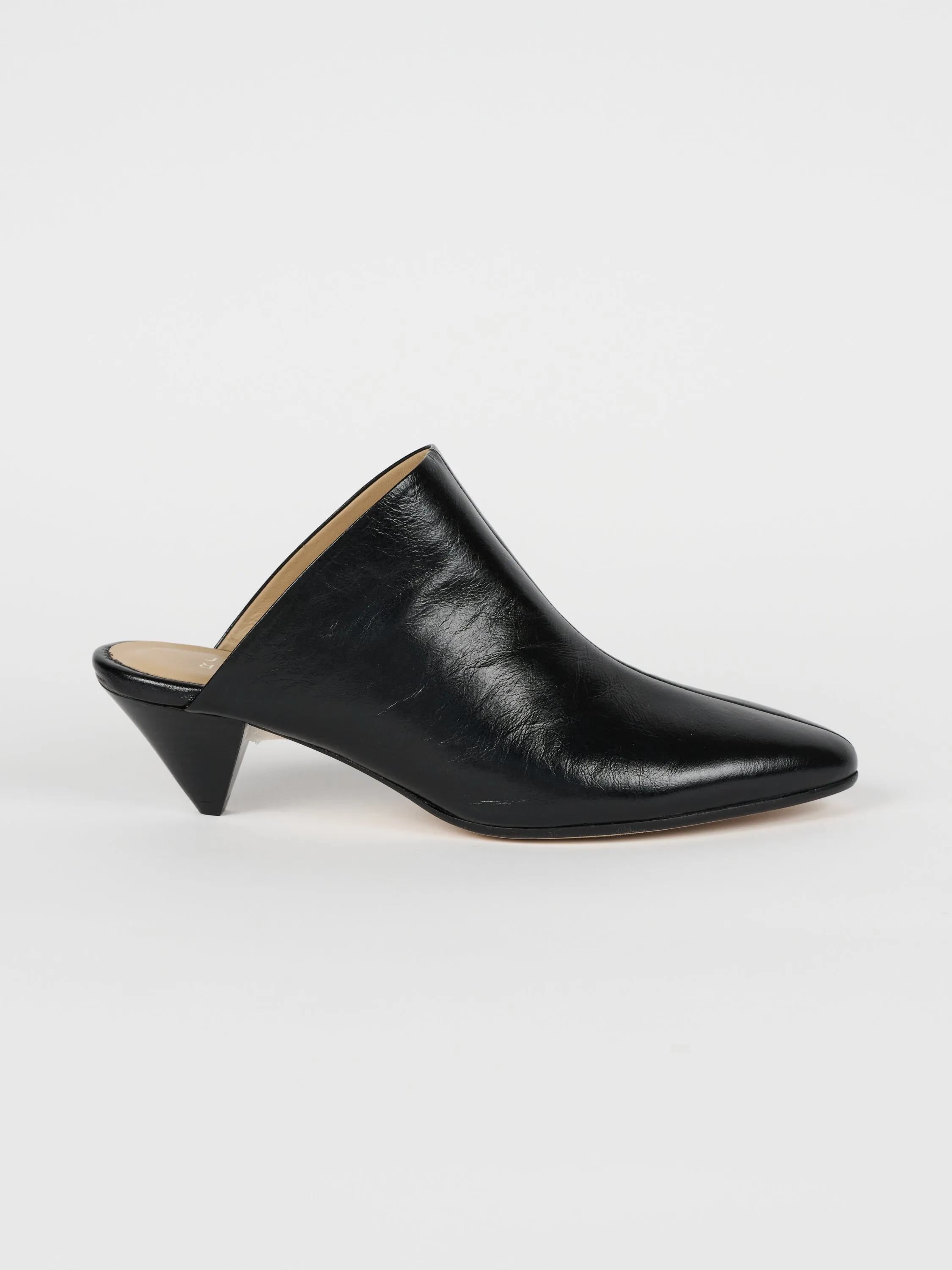 The Trap Clog in High Black sold by Jamie Haller