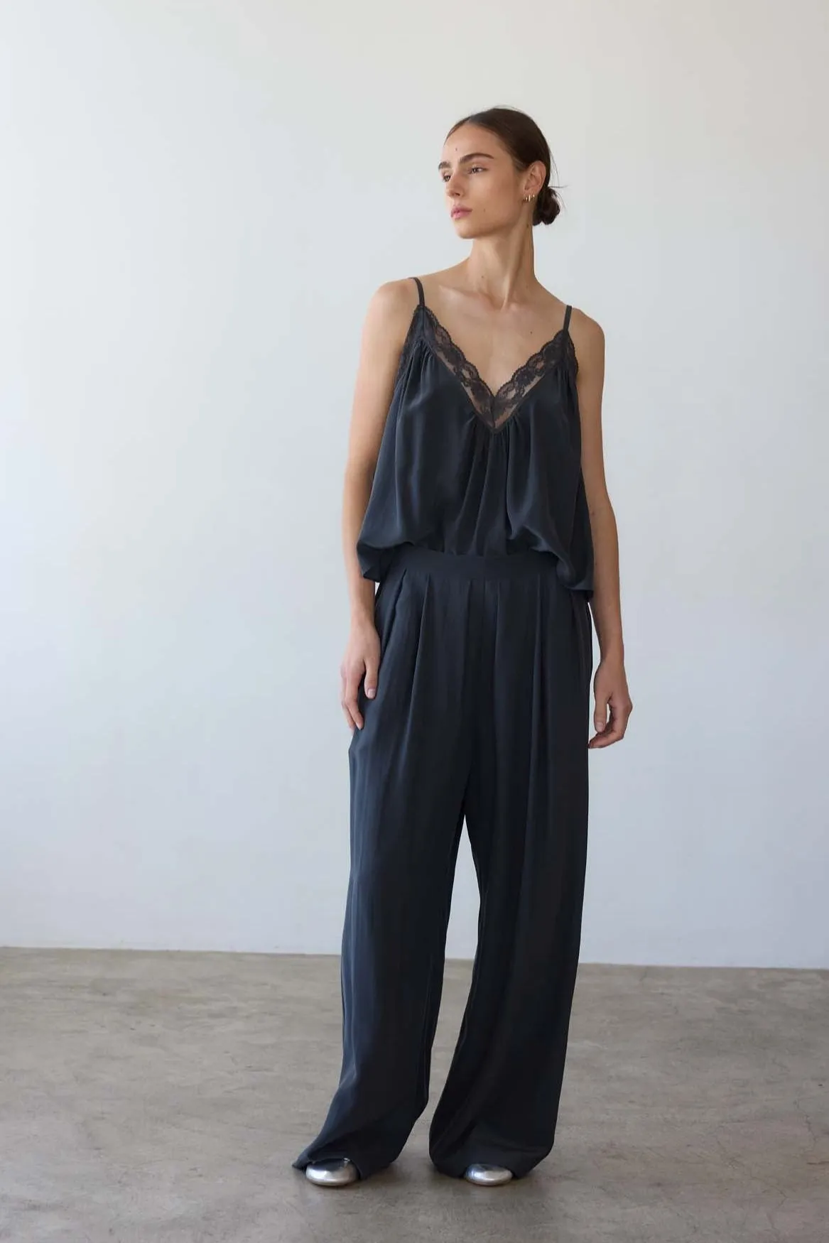 The Lounge Pant in Black sold by Jamie Haller product image thumbnail 2