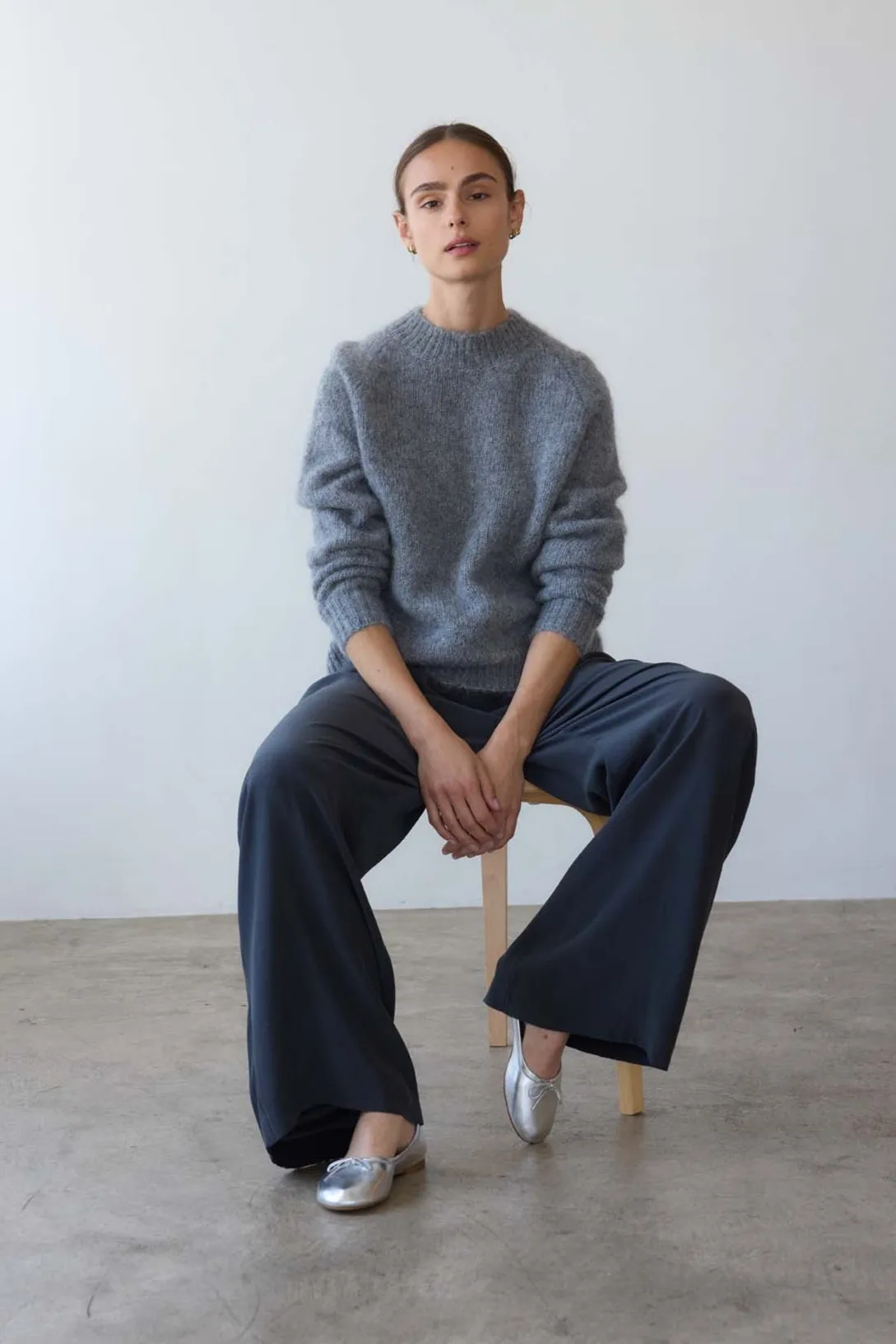 The Lounge Pant in Dark Grey sold by Jamie Haller