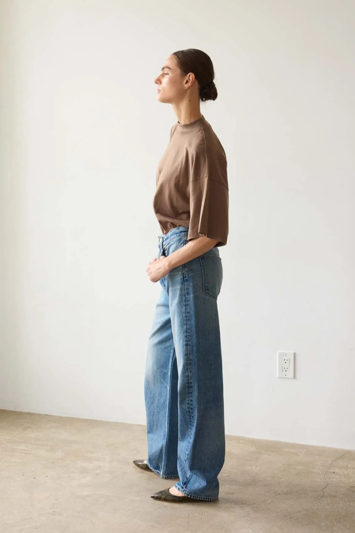 The Kitty Point Heel in Olive Snake sold by Jamie Haller product image thumbnail 5