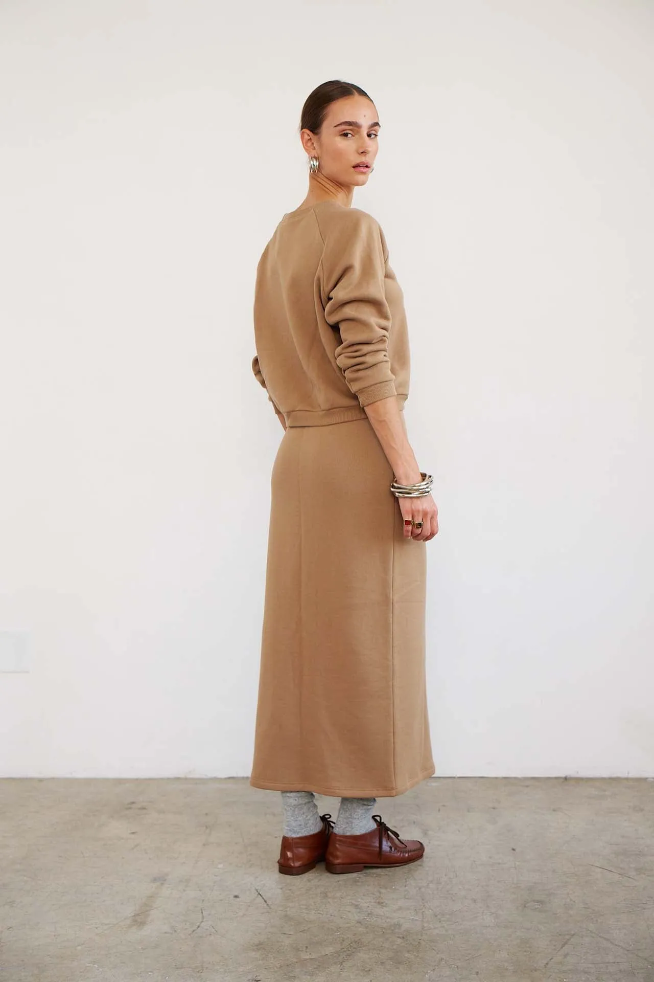 The Daily Sweatshirt in Camel sold by Jamie Haller product image thumbnail 5