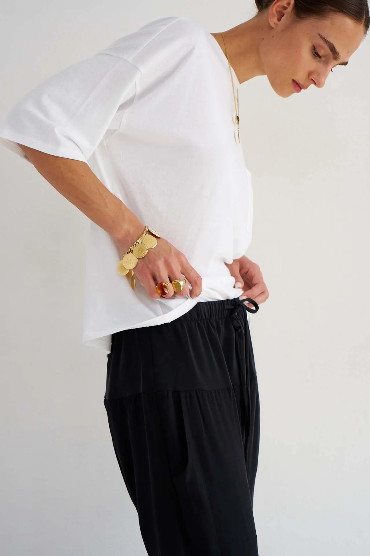 The Boxy Tee in White sold by Jamie Haller product image thumbnail 5