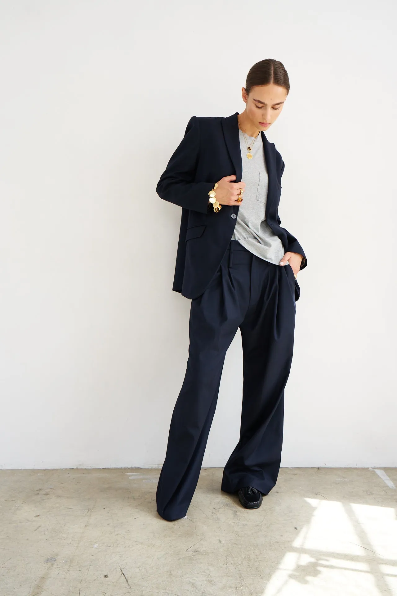 The Boxy Tee in Dark Heather sold by Jamie Haller product image thumbnail 2