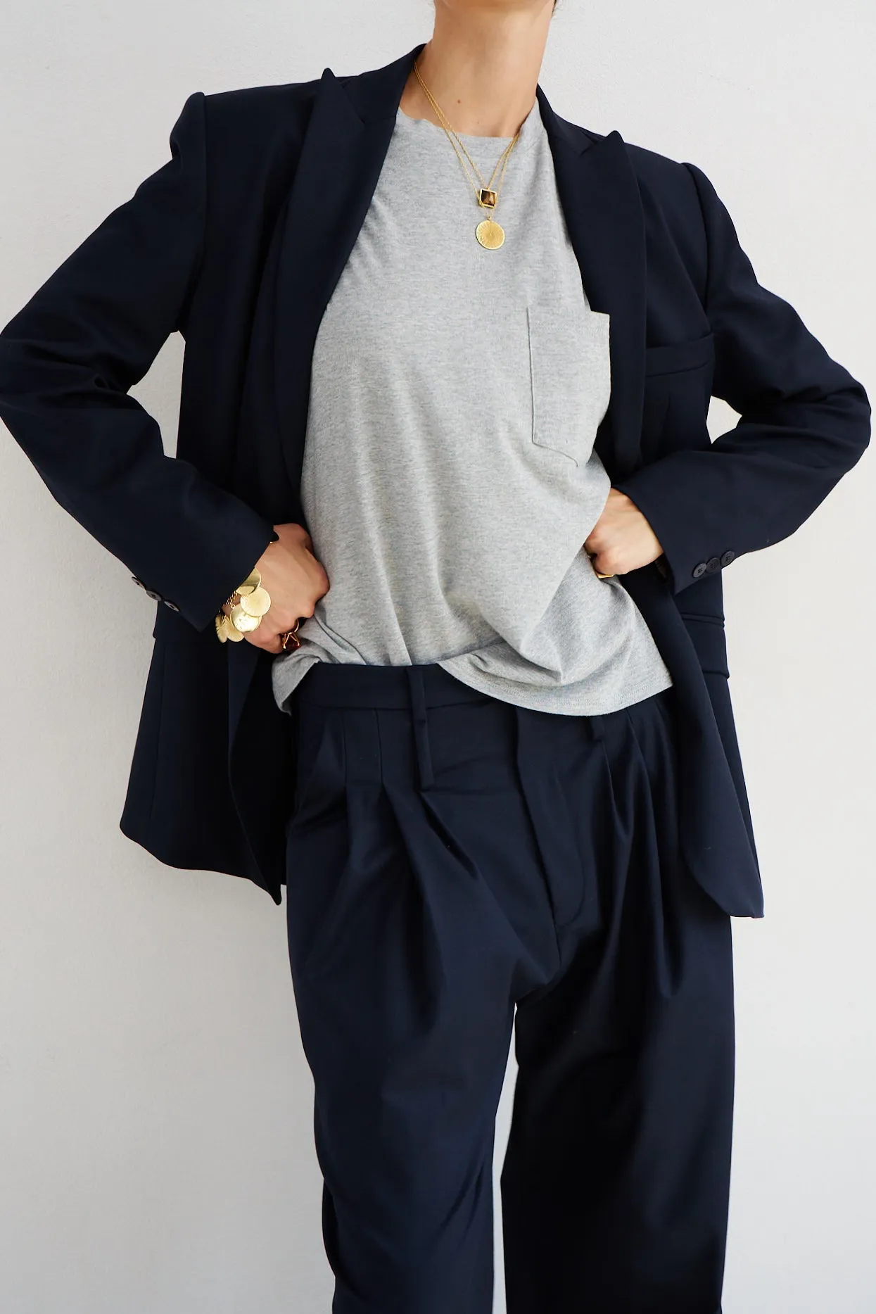 The Boxy Tee in Dark Heather sold by Jamie Haller product image thumbnail 4