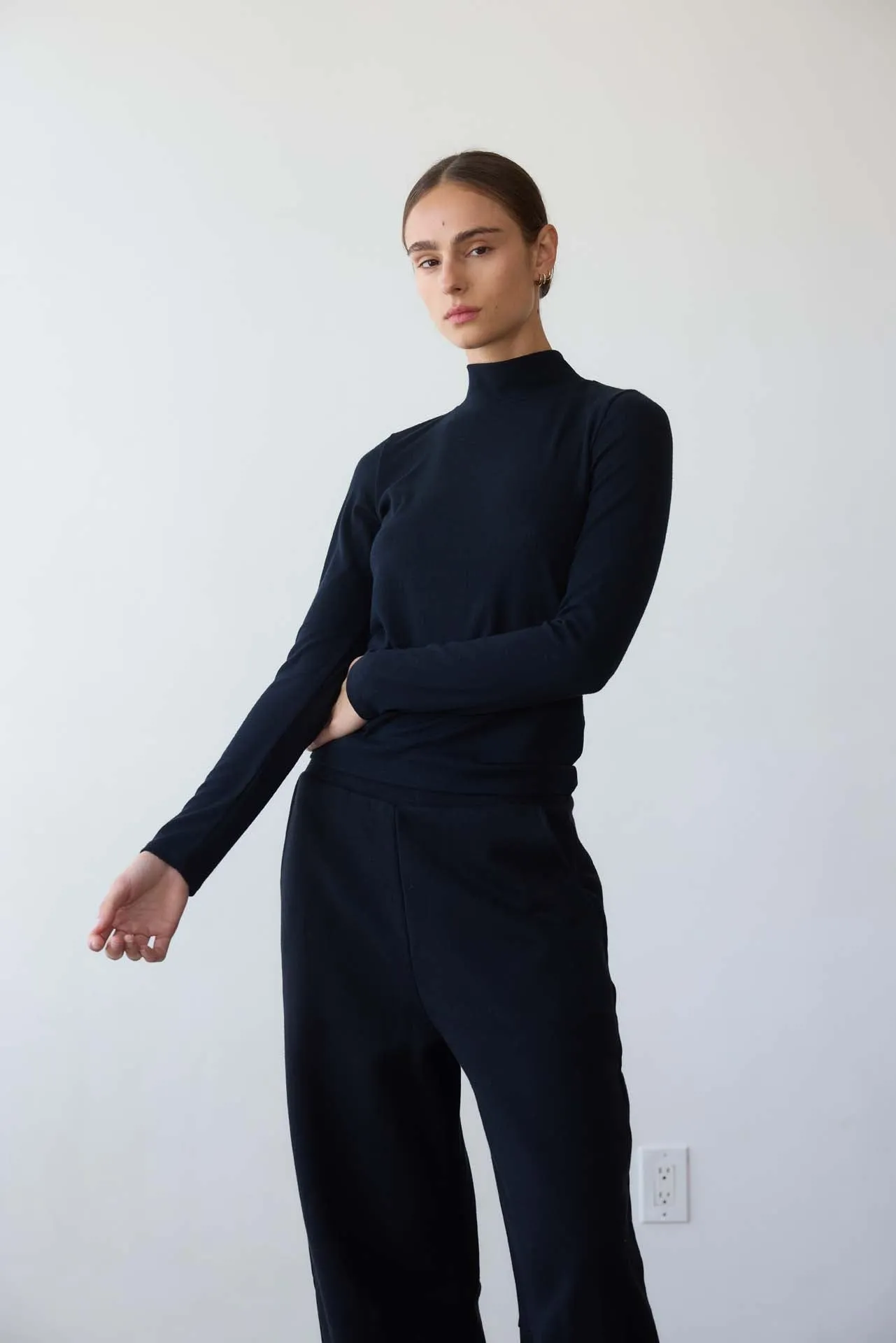 The Mock Neck in Black sold by Jamie Haller product image thumbnail 4