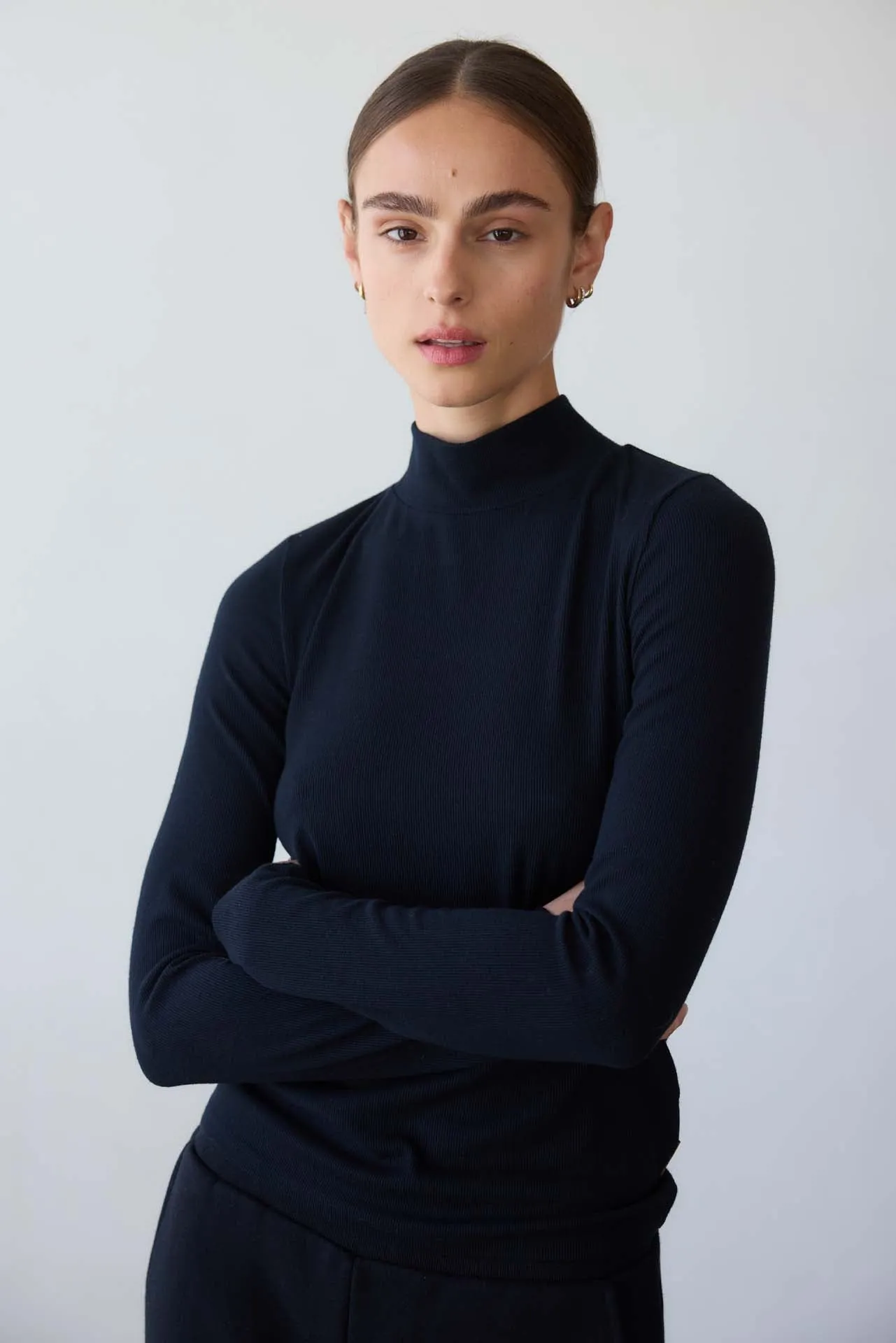 The Mock Neck in Black sold by Jamie Haller product image thumbnail 3