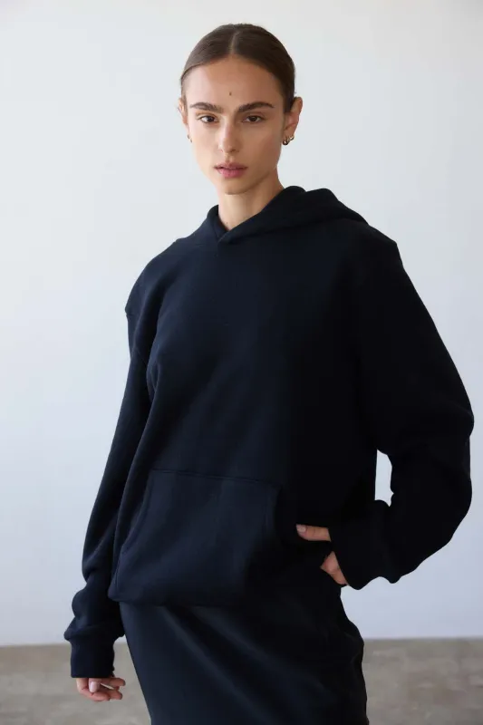 The Pullover Hoodie in Black sold by Jamie Haller