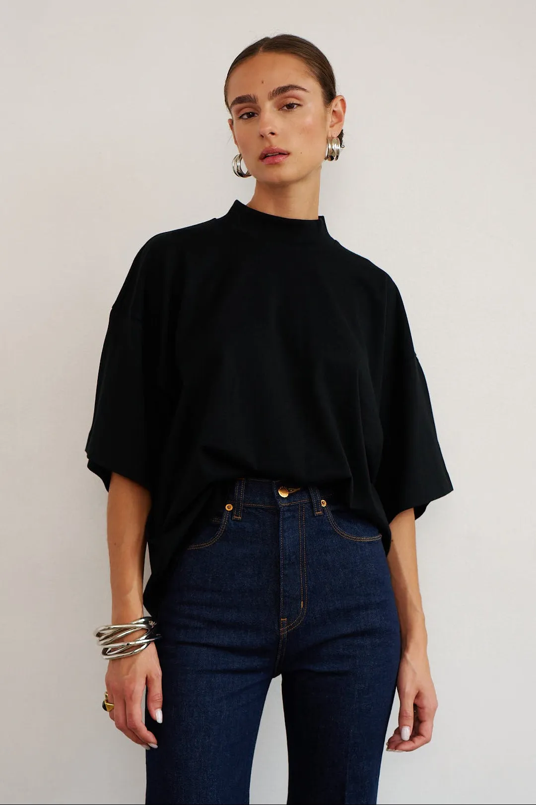 The Pitch Tee in Black sold by Jamie Haller product image thumbnail 4