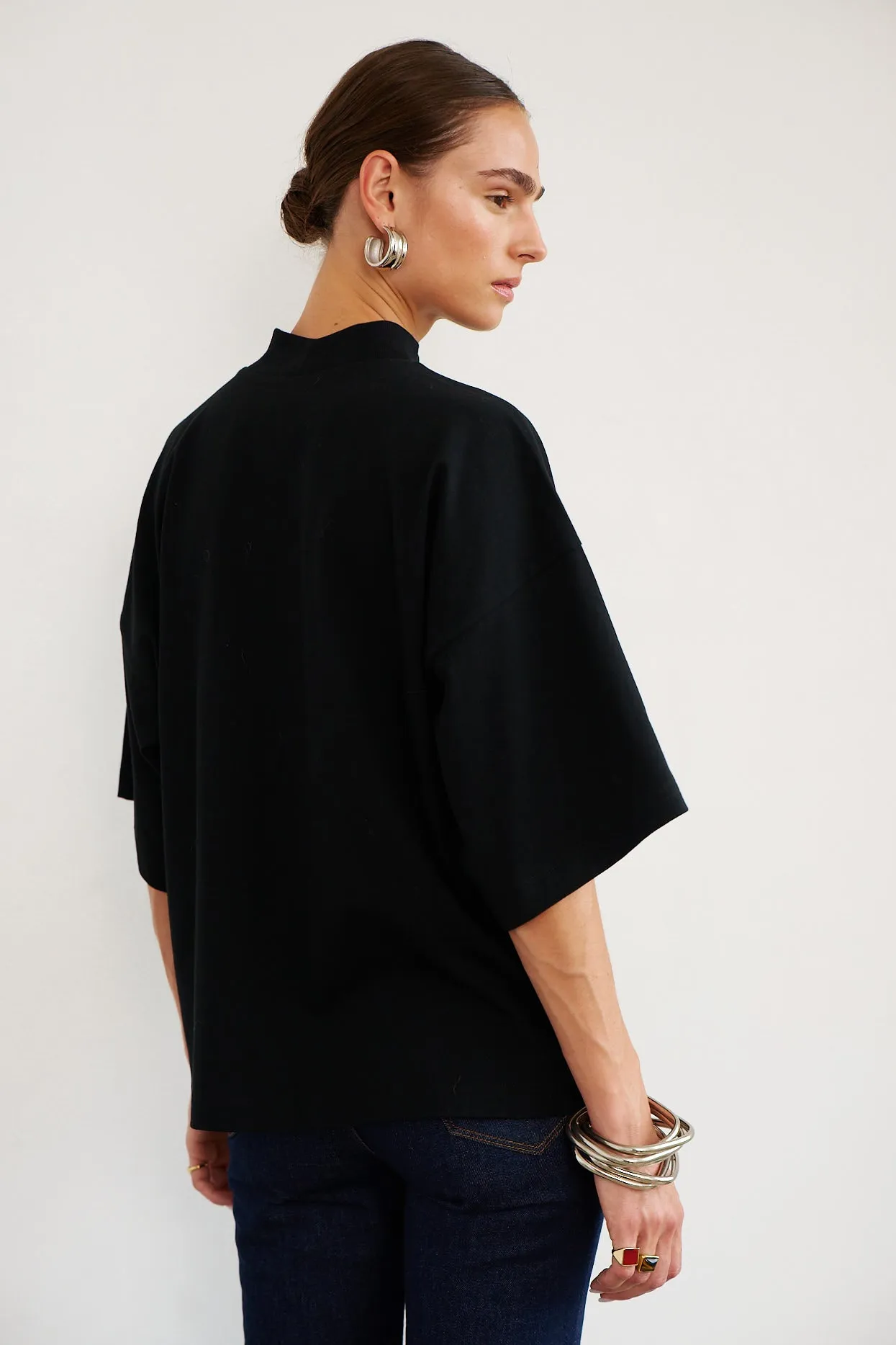 The Pitch Tee in Black sold by Jamie Haller product image thumbnail 3