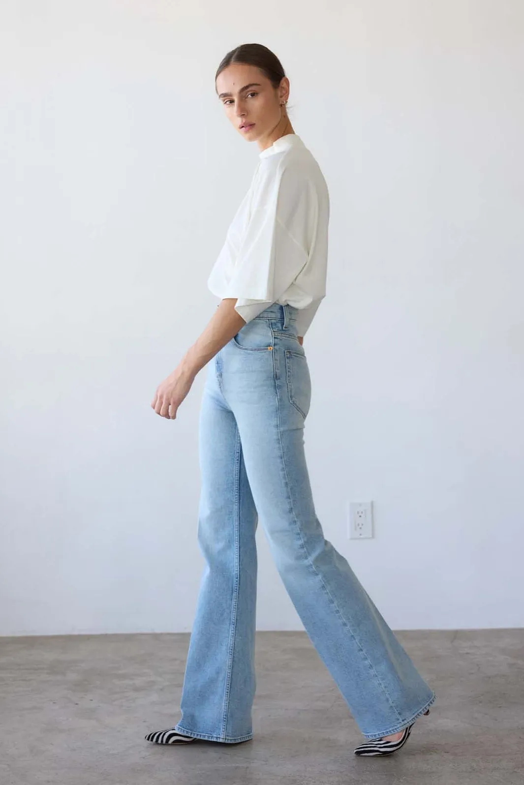 The Pitch Tee in Natural White sold by Jamie Haller product image thumbnail 4