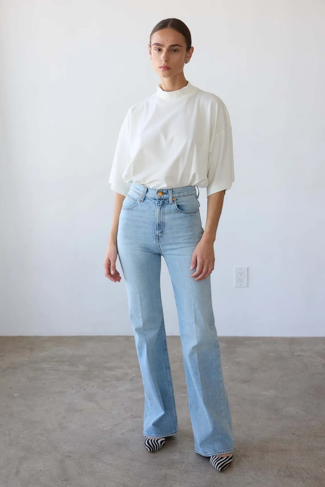 The Pitch Tee in Natural White sold by Jamie Haller product image thumbnail 2