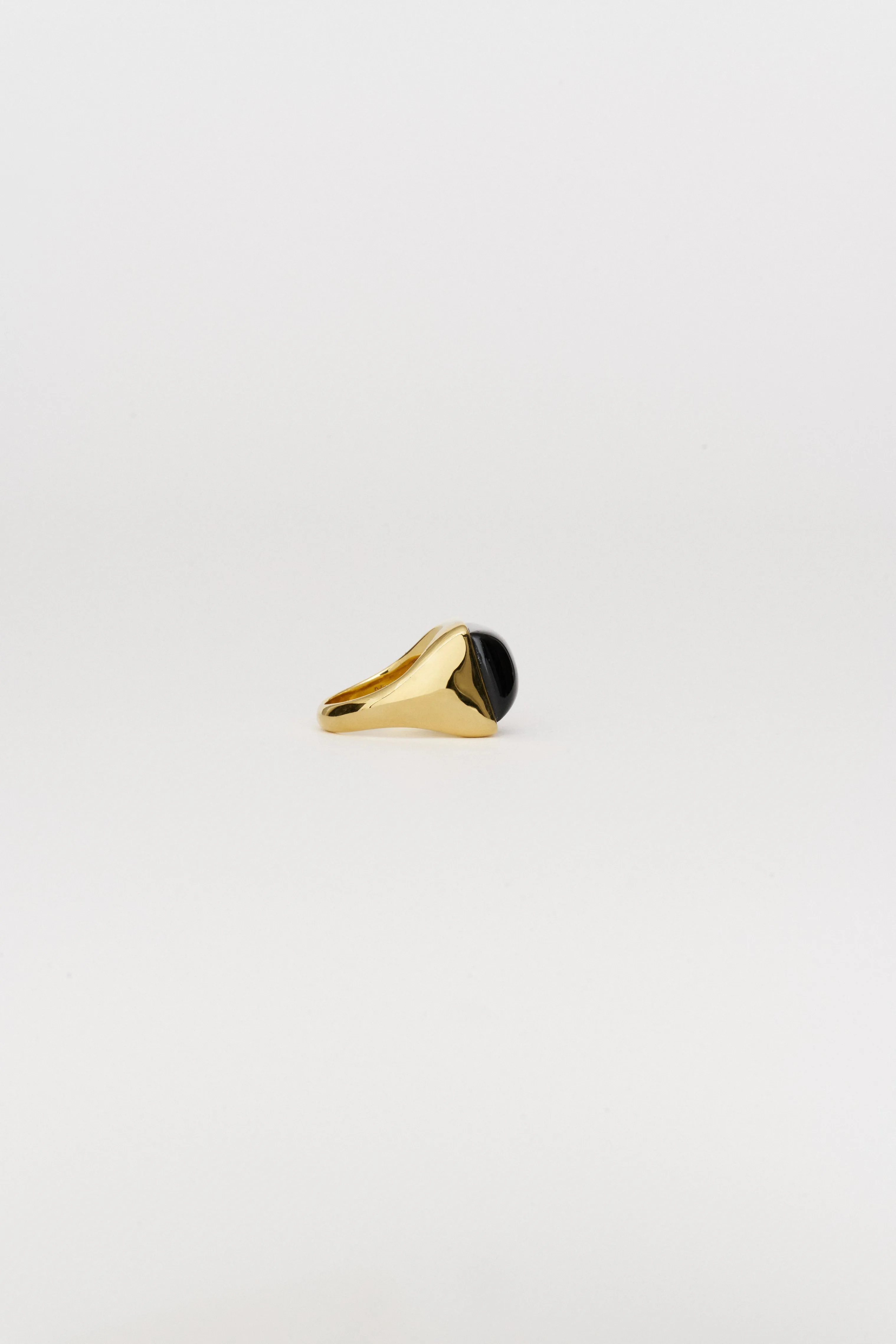 The Luques Square Signet Ring in Onyx sold by Jamie Haller product image thumbnail 5