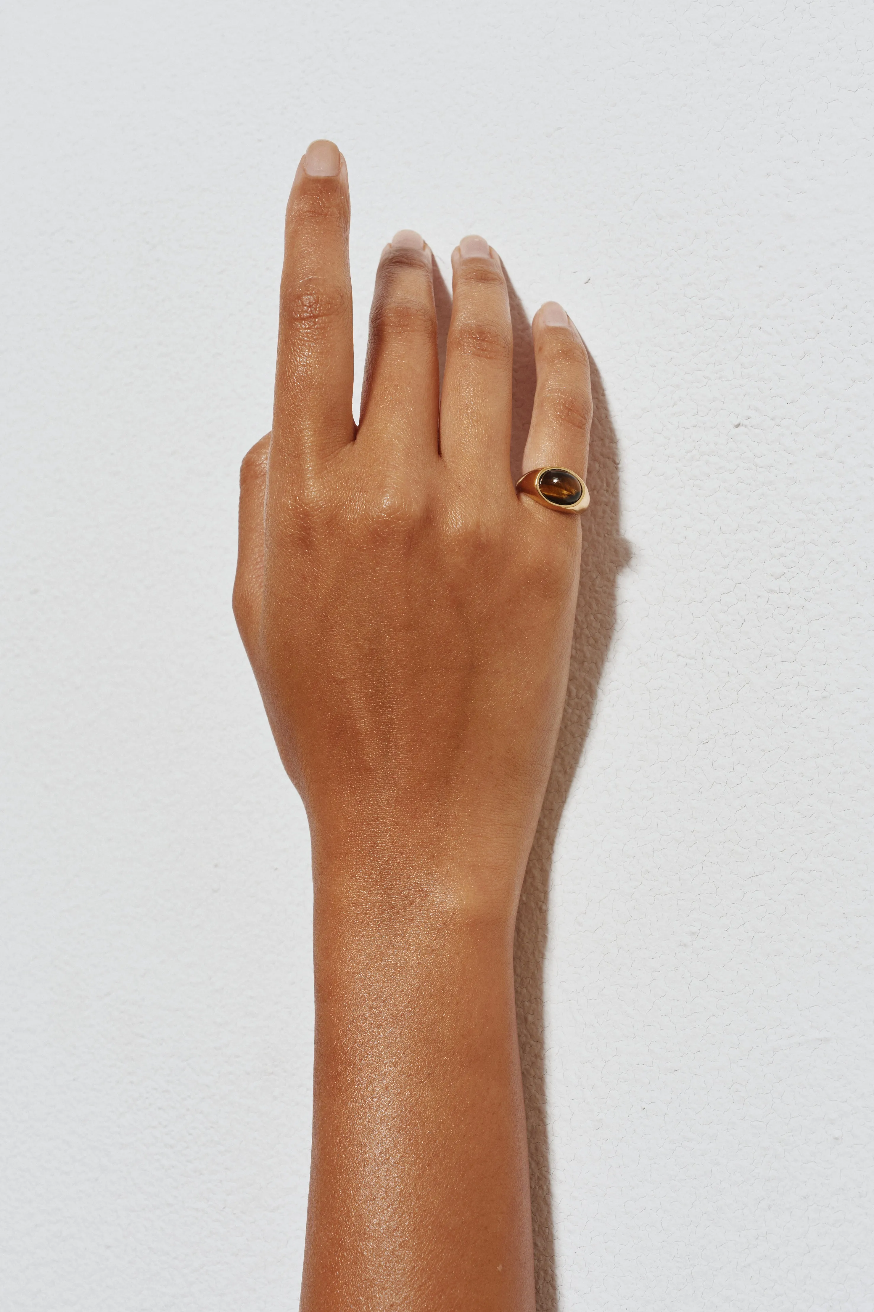 The Francis Oval Signet Ring in Tigers Eye sold by Jamie Haller product image thumbnail 2