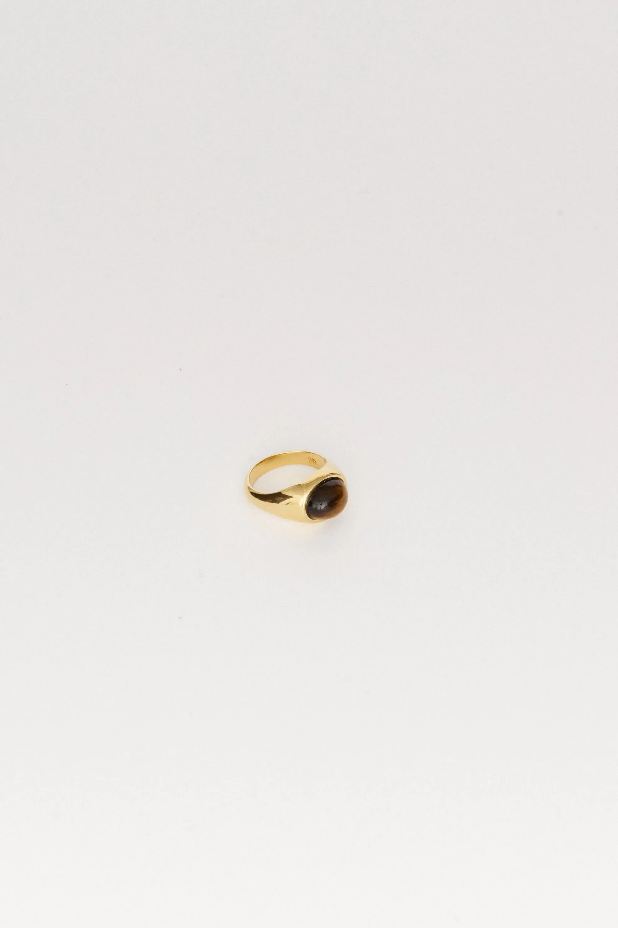 The Francis Oval Signet Ring in Tigers Eye sold by Jamie Haller product image thumbnail 5