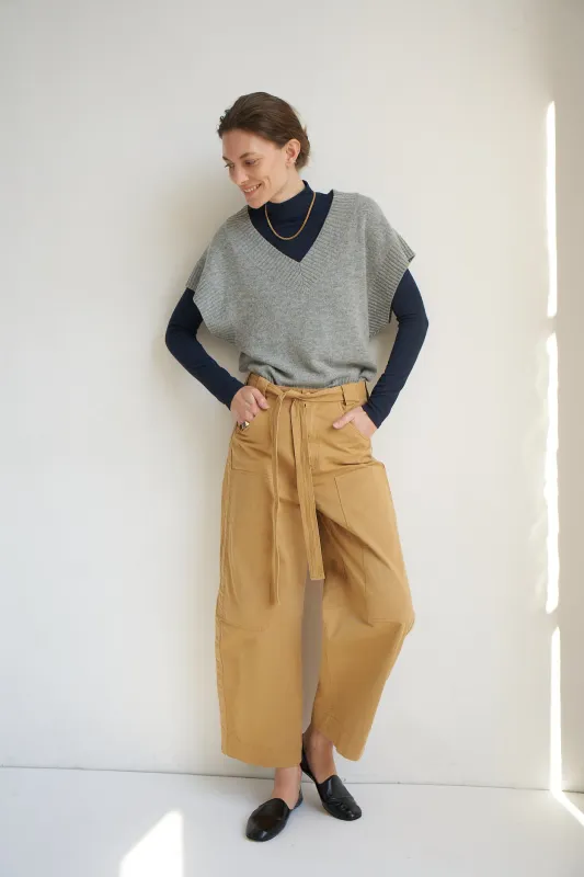 The Karate Pant in Tan sold by Jamie Haller