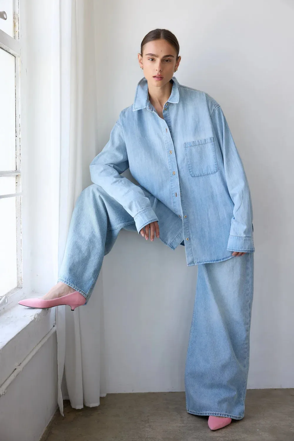 The Kitty Point Heel in Ponyhair Pink sold by Jamie Haller product image thumbnail 5