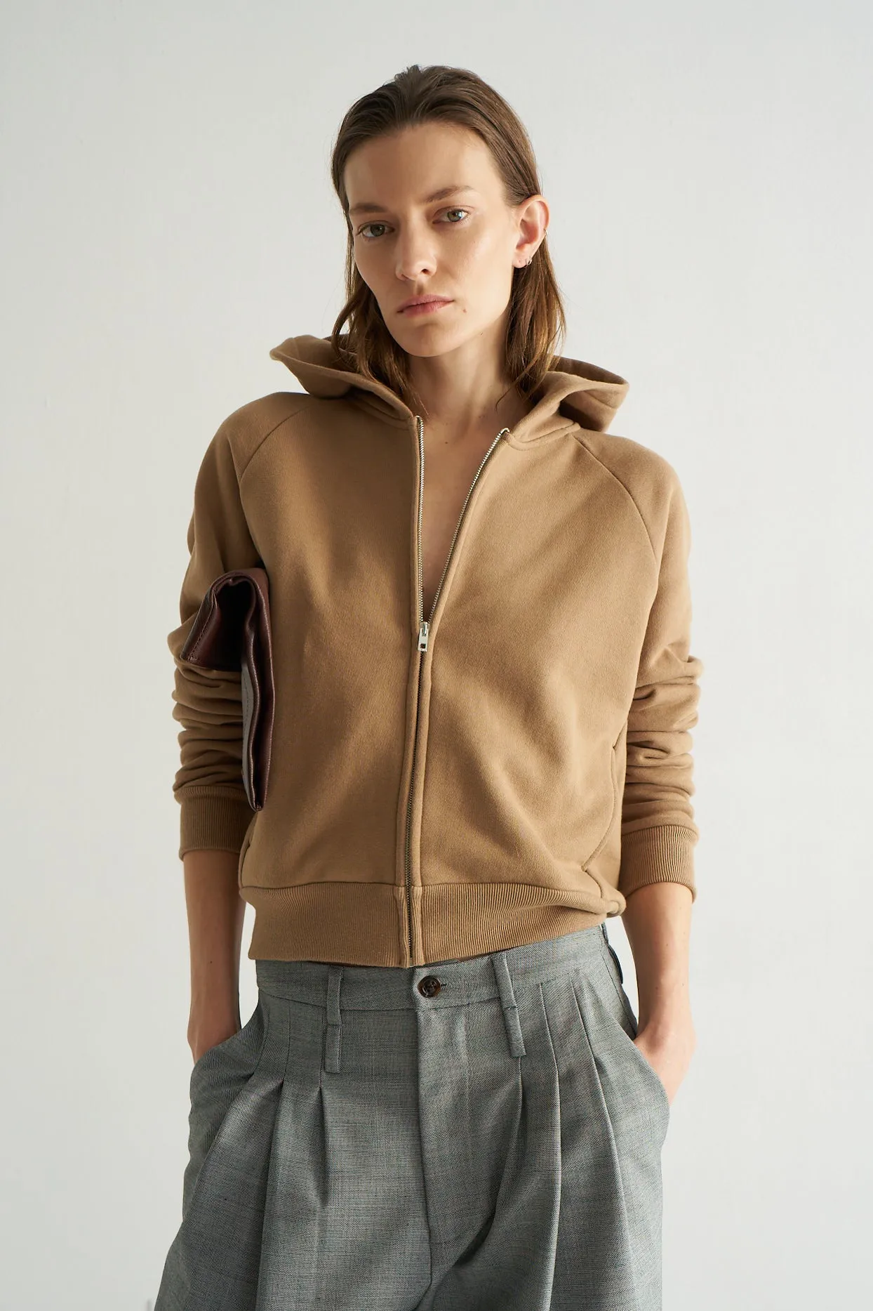 The Bird Hoodie in Camel sold by Jamie Haller product image thumbnail 3