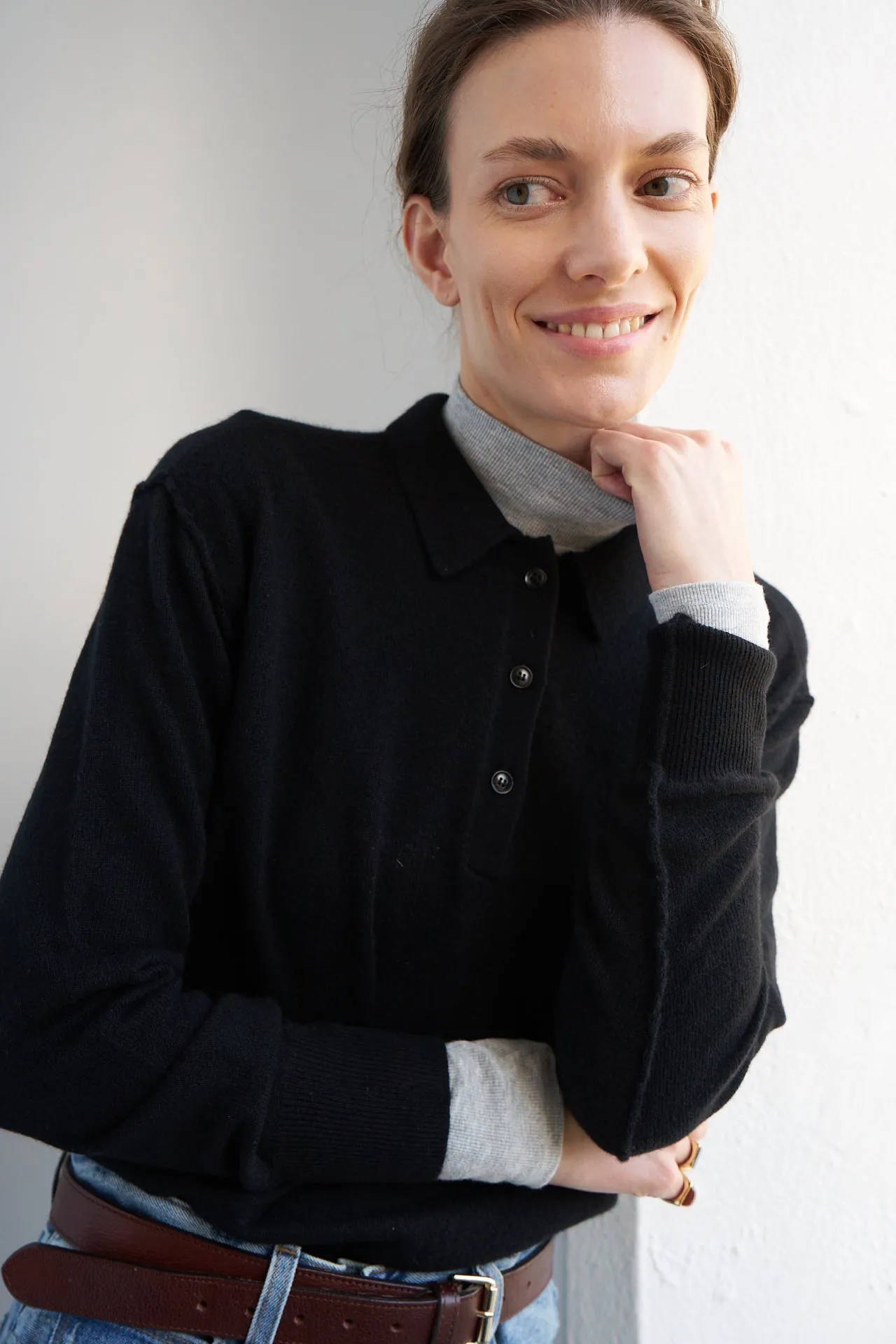 The Polo in Black sold by Jamie Haller product image thumbnail 2