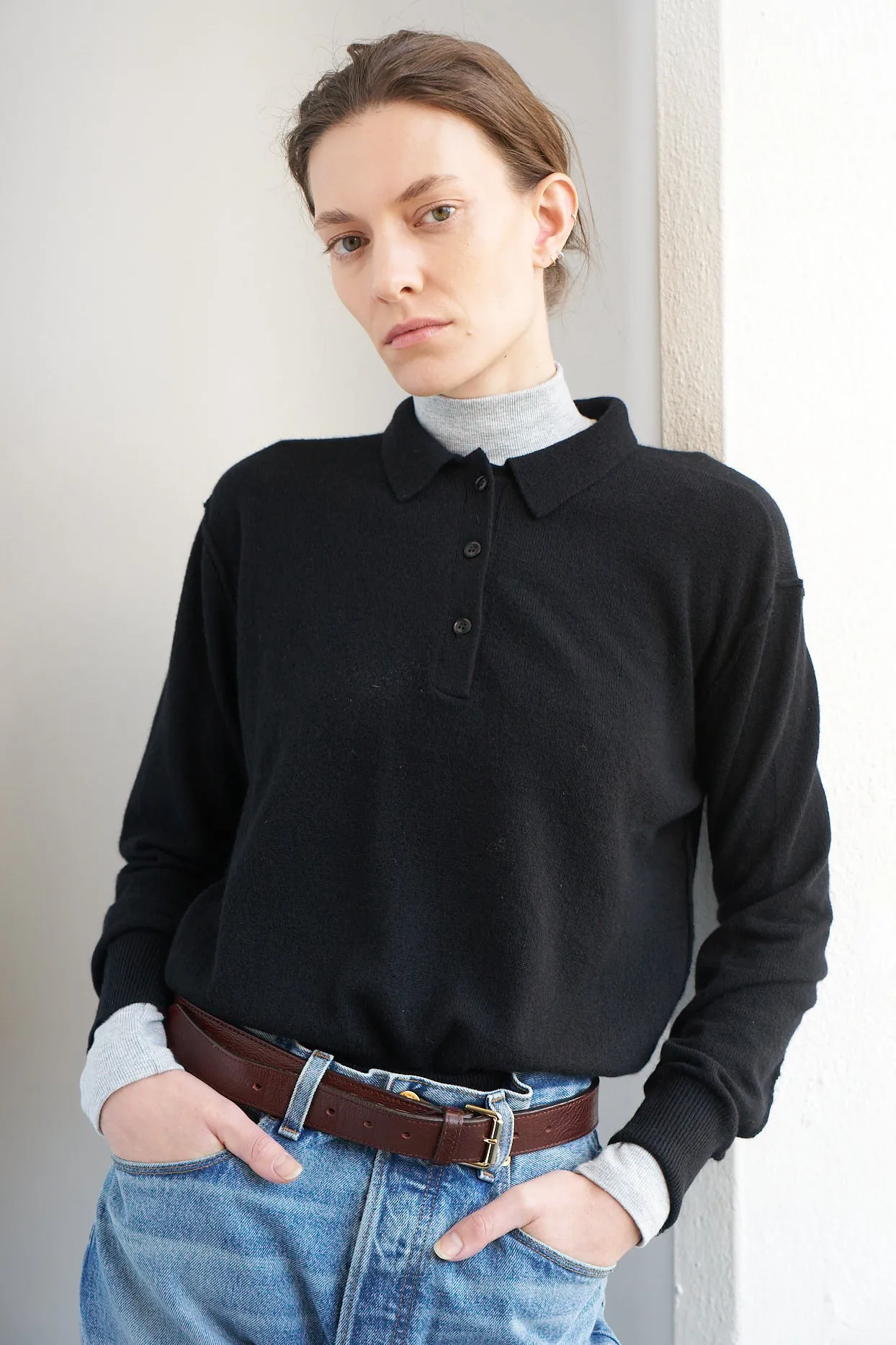 The Polo in Black sold by Jamie Haller product image thumbnail 3