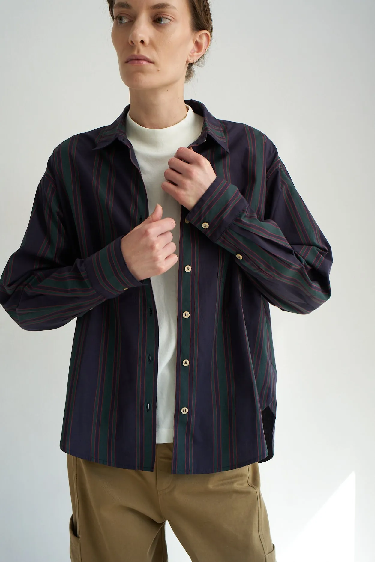 The Weekend Shirt in Tartan Stripe sold by Jamie Haller product image thumbnail 2