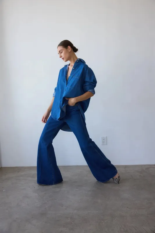 The Elephant Bell in Farrah Indigo made by Jamie Haller